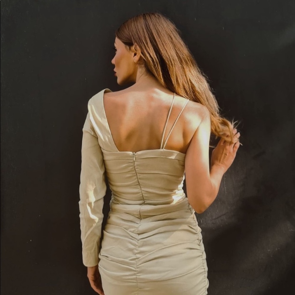 ZARA draped dress - Picture 10 of 16